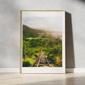 Koko Crater Trail Print | Oahu, Hawaii Photo | Koko Head District Park | Hawaiian Travel Landscape Photography Wall Art