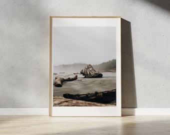 Impresión fotográfica de la playa de Tofino / Paisaje de la isla de Vancouver