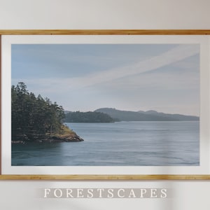Vancouver Island Coast Art Print | Gulf Islands, British Columbia | Landscape Photography Wall Art | Nature Home Decor | Coastal Photo