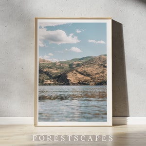 West Kelowna Print | Okanagan Valley, British Columbia Wall Art | Original Landscape Photography Poster | Lake Okanagan Summer Wall Decor