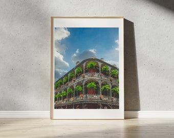 French Quarter Ferns Print | New Orleans, Louisiana | Landscape Travel Photography Wall Art