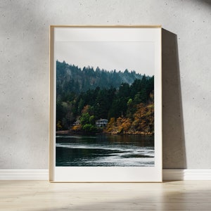 Vancouver Island Fog Print | Gulf Islands, British Columbia | Landscape Photography Wall Art IV
