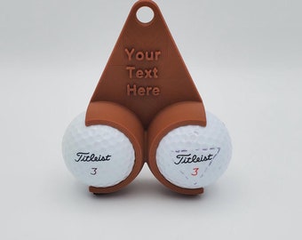 Personalized 3D Printed Golf Ball Holder – Funny Golf Gag Gift