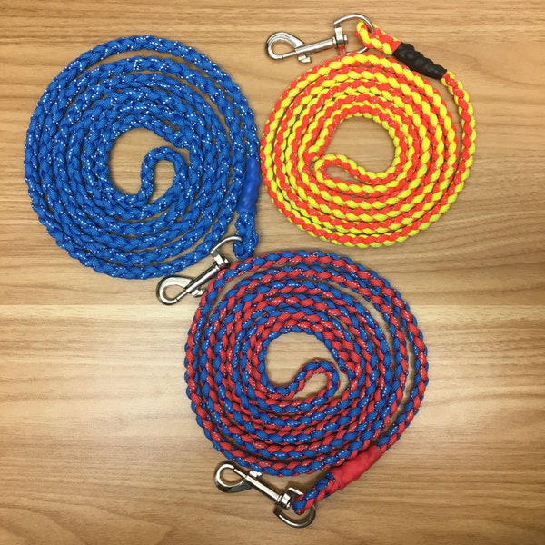 Made-to-Order Dog Leash | Reflective Dog Leash | Paracord Dog Leash | 4ft 6ft 10ft | Handmade Dog Leash | Dog Leash with Carabiner