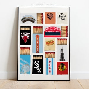 Chicago Matchbooks Print | Digital Download
