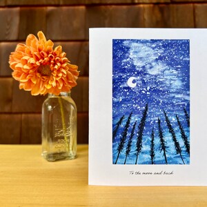 In a Forest of Stars Greeting Card