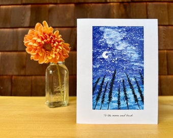 In a Forest of Stars Greeting Card