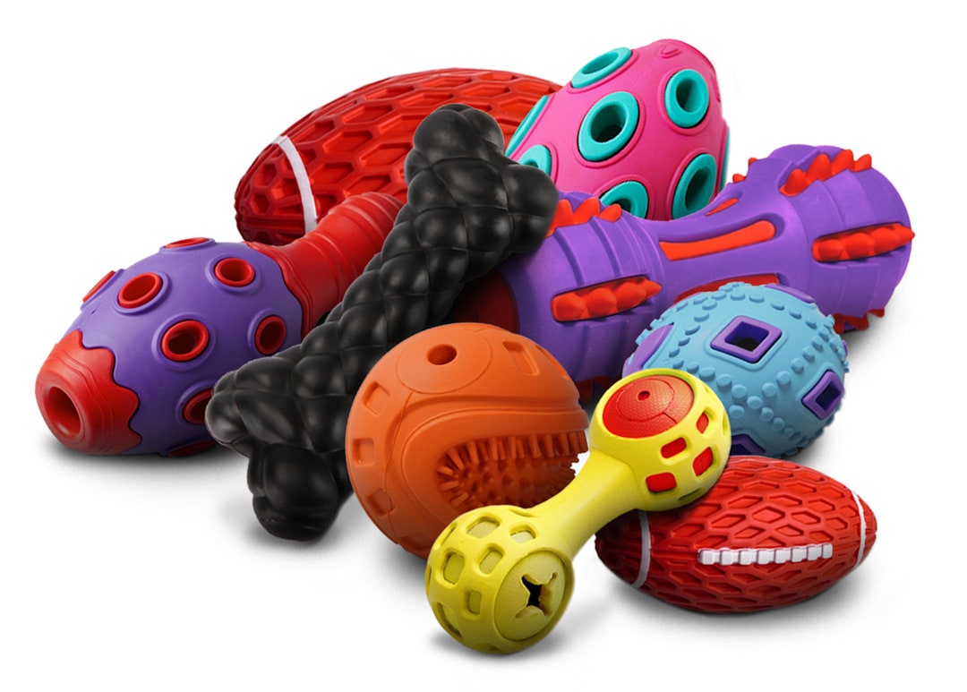 Durable Duratoy Dog Toys Ecofriendly, Nontoxic & Interactive