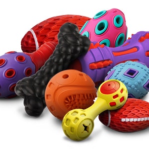 Non squeaky dog 2025 toys uk