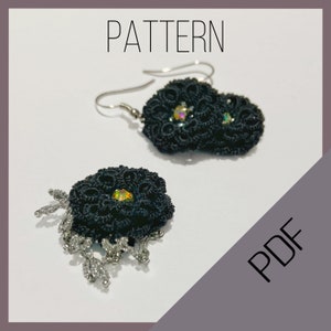 PDF Pattern tatting frivolite flower