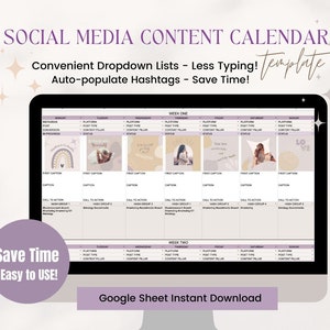 Instagram Content Planner, Instagram Content Planner, Media Content Plan, Social Media Content Calendar, Instagram Batch Planner