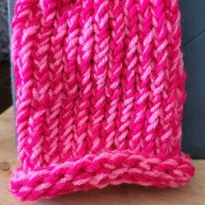 Baby beanie hat- Knitted baby hat- Pink baby hat- Knitted hat- Newborn-Handmade hat- Soft knit hat- Knit baby hat- Newborn photo hat
