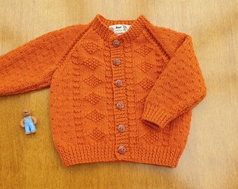 Baby Boys Girls Unisex Rust Orange 