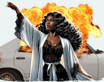 Waiting To Exhale Inspired Digital Art, PNG