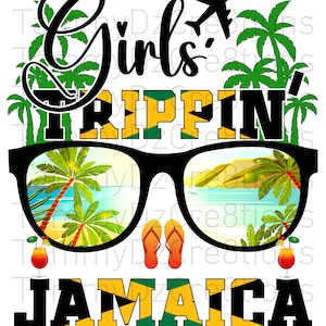 Girls Trippin' Jamaica, Vacation, PNG, Clip Art