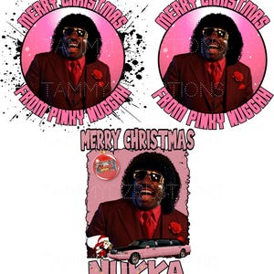 Merry Christmas from Pinky Bundle, PNG