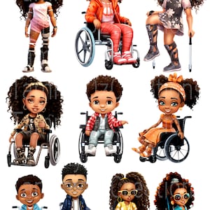 Special Needs Kinder Clip Art Bundle, PNG