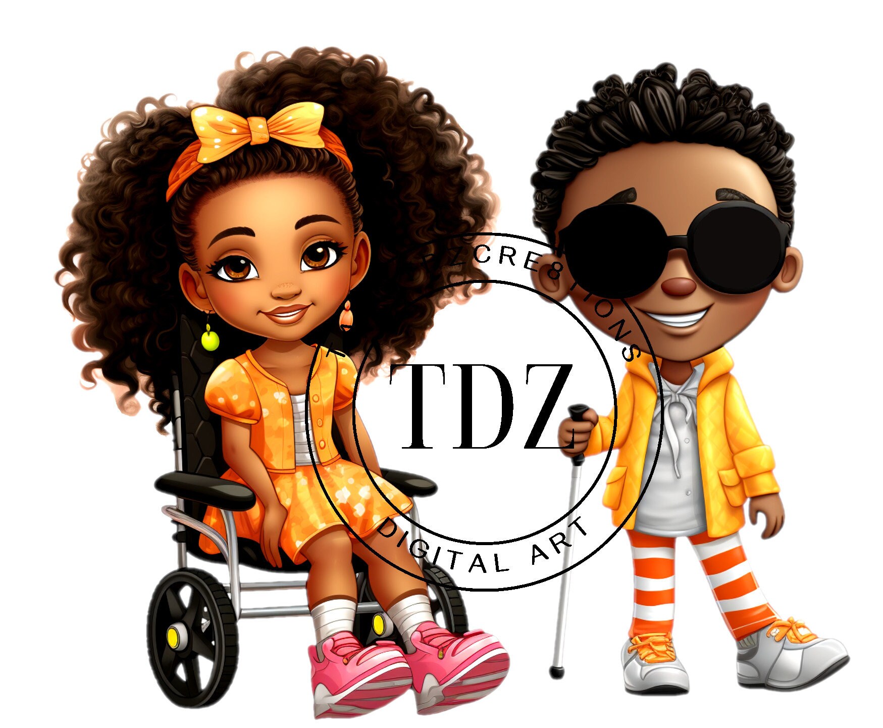 Special Needs Kids Clip Art Bundle PNG - Etsy