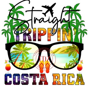 Straight Trippin&#39; Costa Rica, Vacation, PNG