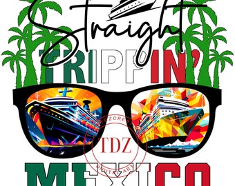 Straight Trippin' Mexico Cruise, Vacation, PNG