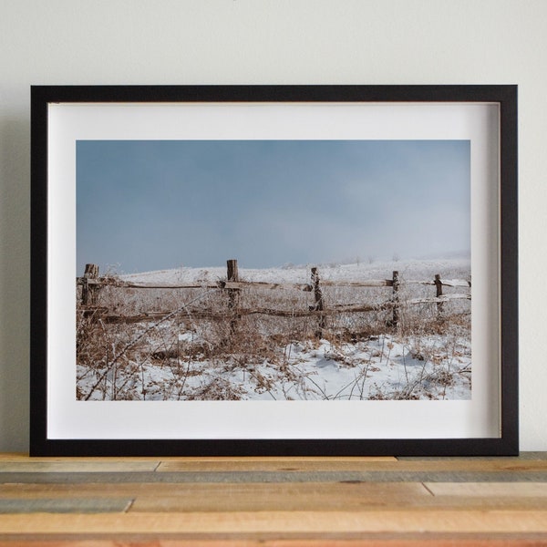 Max Patch, Blue Ridge Mountains Photography, Appalachian Trail, Mountain Landscape, Film Photography Print, North Carolina, Tennessee, Art