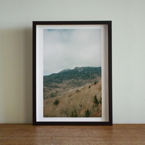 Grandfather Mountain Landscape Wall Art Print, North Carolina Landscape Art Print, Blue Ridge Mountains Photography, Nature Photography