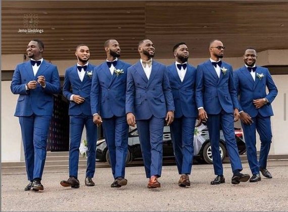 Buy Grey Groomsmen Wedding Suit, Groomsmen Attire, Custom Wedding Suit,wedding  Suit for Men,groomsmen Suit, Men on Suit Attire,suited Men Online in India  - Etsy