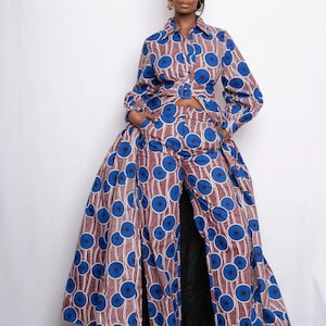 African Print Pant Suit,African Two Pieces Outfit,Ankara Pant Set Outfit,African Clothing for Women, Ankara Clothing For Women, Women Attire