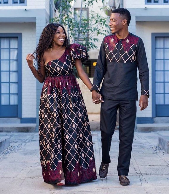 African Couples Matching Outfit African Couples - Etsy