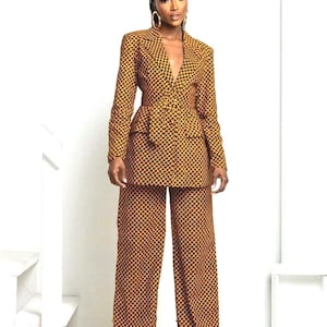 African Women Pant Suit,African Two Pieces Outfit,Ankara Pant Set,African Clothing for Women, Ankara Clothing For Women,African Women Attire