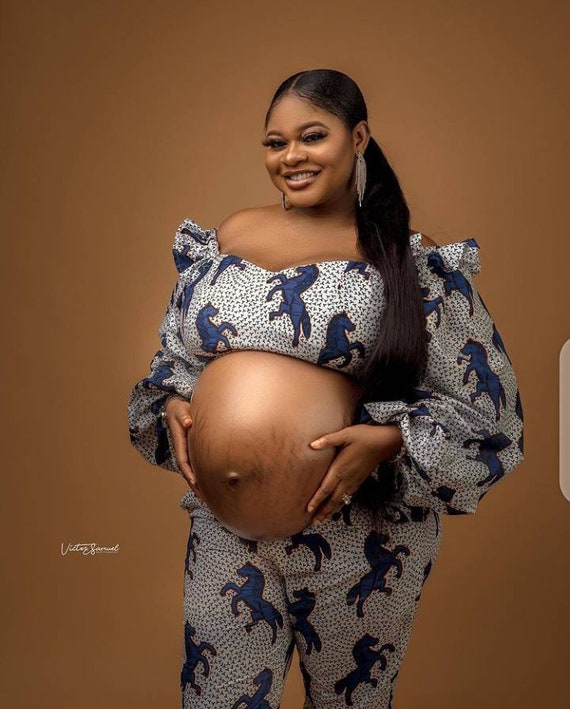 African maternity shoot hot sale clothes