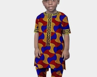 African Boy's Suit, African Clothing For Boys, African Boy's Suit, African Native Suit for Boys, African Boys Birthday Suit
