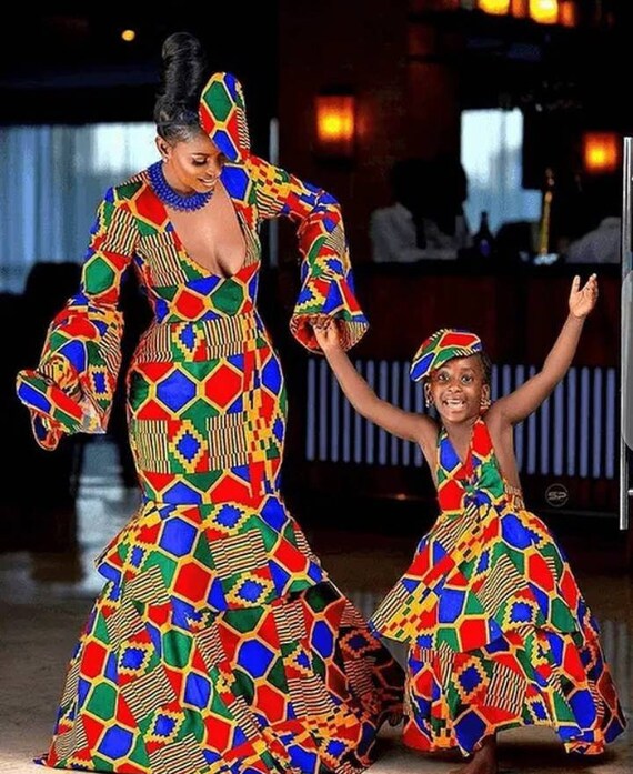 African mother and daughter dresses online