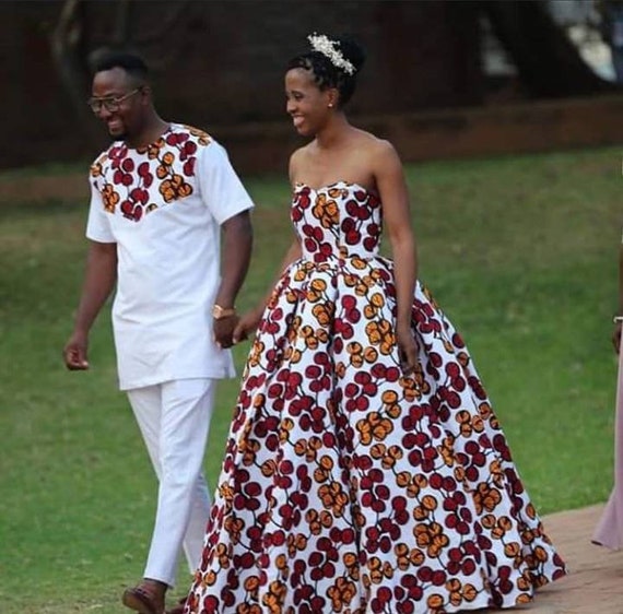Couple Attire- African  Couples african outfits, Couple matching outfits, Couple  outfits