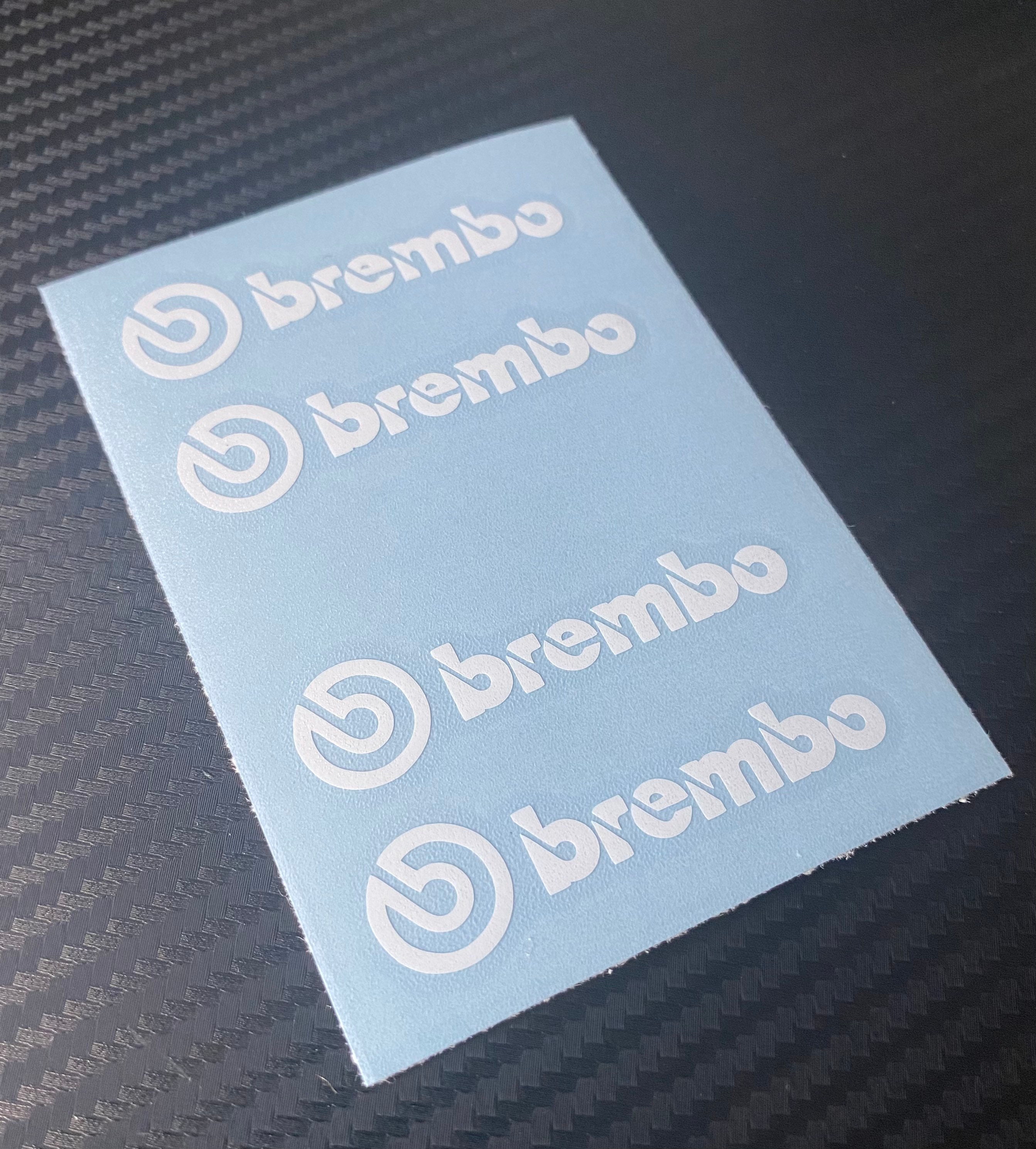 4 Brembo Decals Stickers Vinyl Caliper Multi Color Heat Resistant