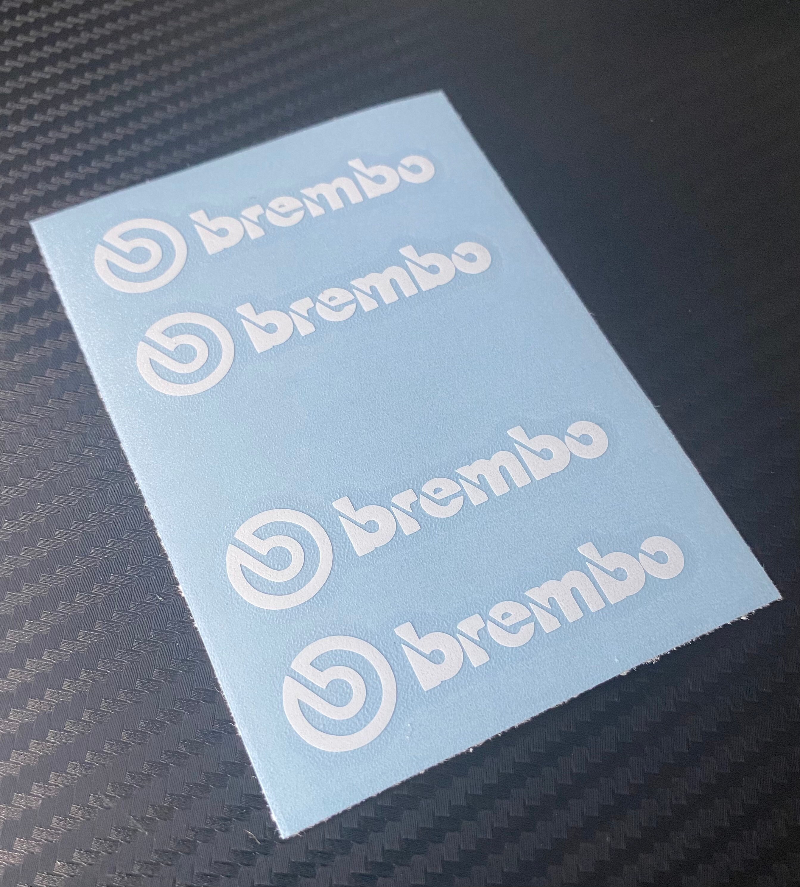 4 Brembo Decals Stickers Vinyl Caliper Multi Color Heat Etsy