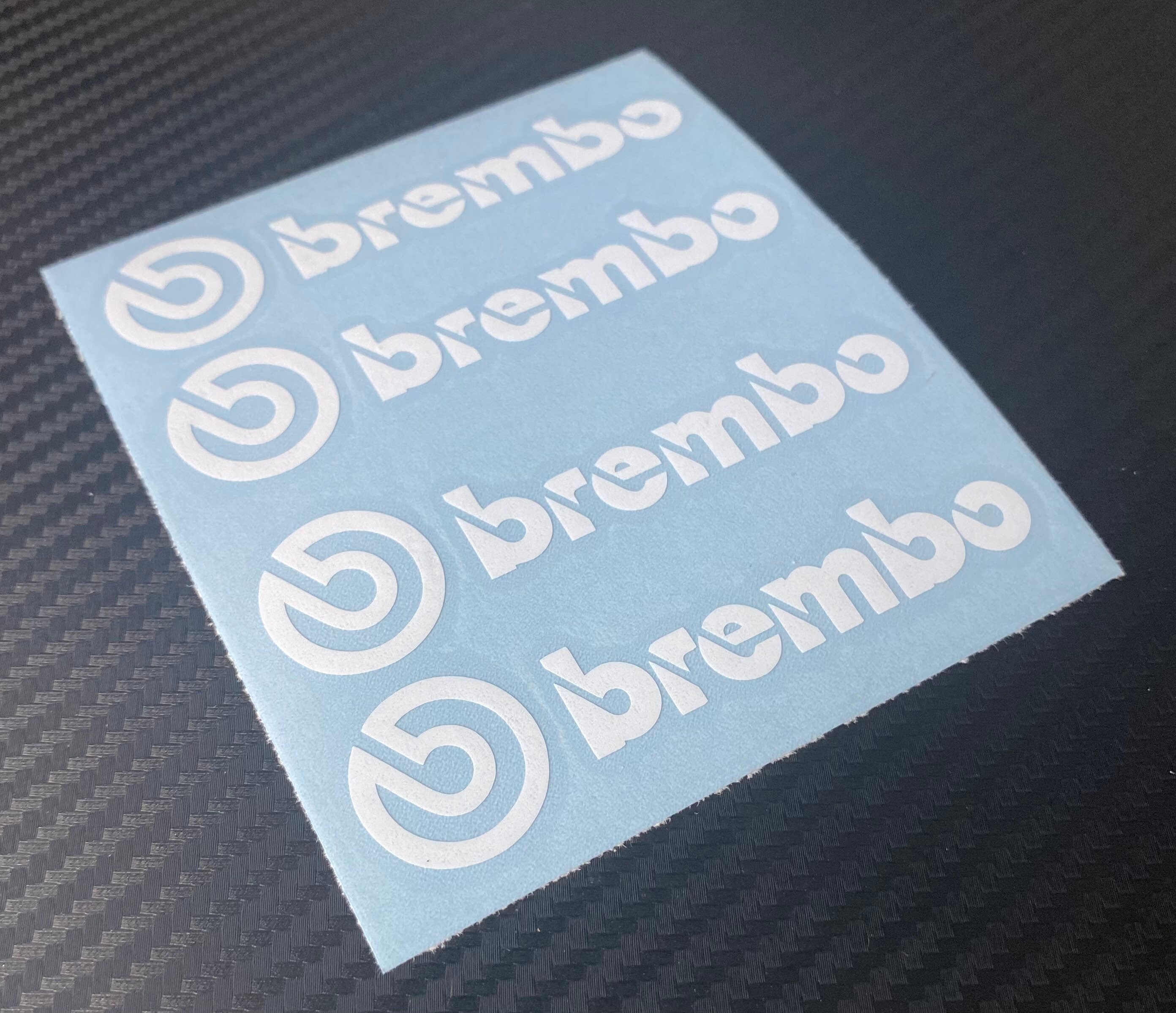 4 Brembo Decals Stickers Vinyl Caliper Multi Color Heat Etsy