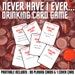 Never Have I Ever Printable Game Card Game for Adults - Etsy