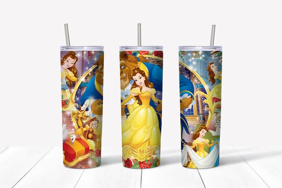 Beauty and the Beast Tumbler, Beauty and the Beast 20oz Skinny