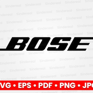Bose SVG, Bose Logo SVG, Bose Logo, Bose, Bose Digital, Bose Cricut, Bose Clipart, Bose Cut File, Bose Logo Vector, Bose Logo Silhoutte