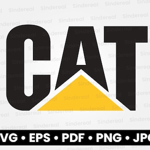 Chat SVG, SVG de logo de chat, silhouette de logo de chat, fichier de coupe de chat, chat Cricut, logo de chat, fichier d'impression de chat