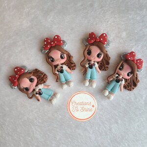 SET Of 3 MINNIE GIRL Clay
