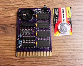 NEORAM 2 MB con batteria di backup, espansione GEORAM per C64