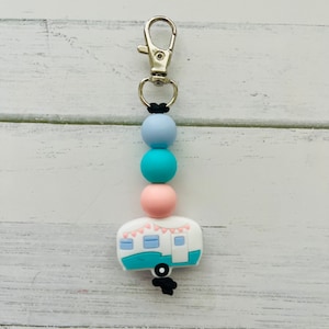 Retro Camper Keychain. Camper Accessories, Camping Keychain, Camping Accessories, Gifts For Campers,
