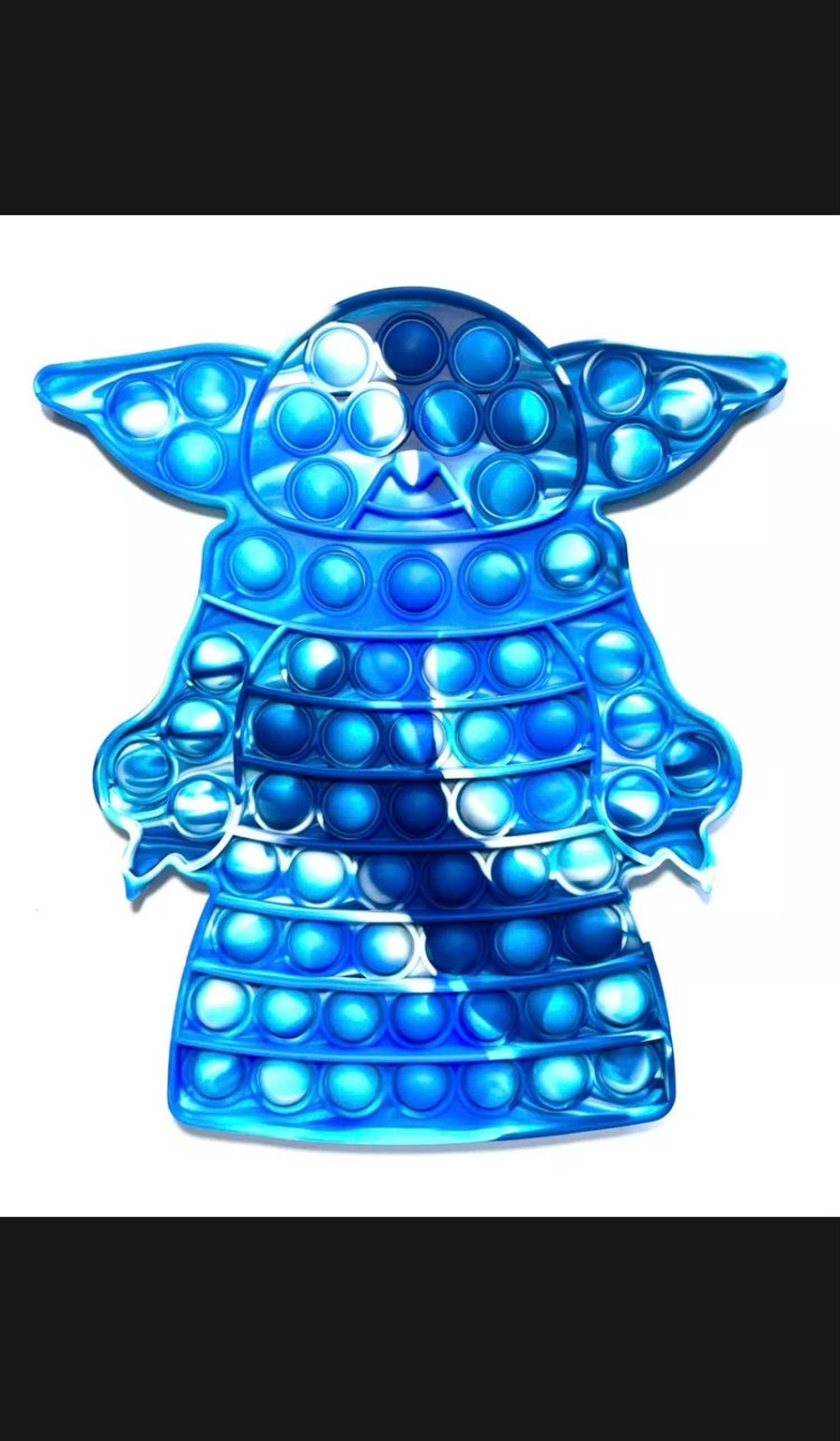 Baby Yoda Bubble Pop It Fidget Toy For Kids Adults 23cm Etsy