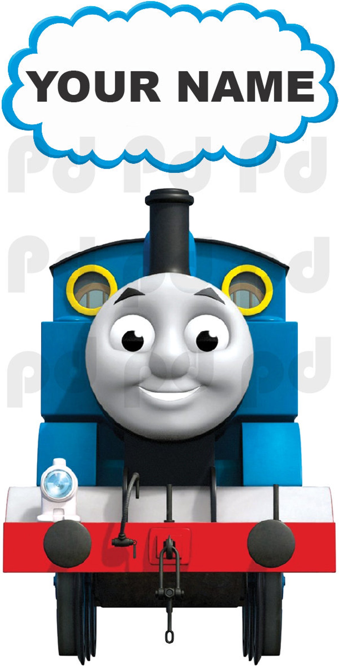 Thomas Der Zug Wandtatzug Personalisiert Thomas The Train | Etsy