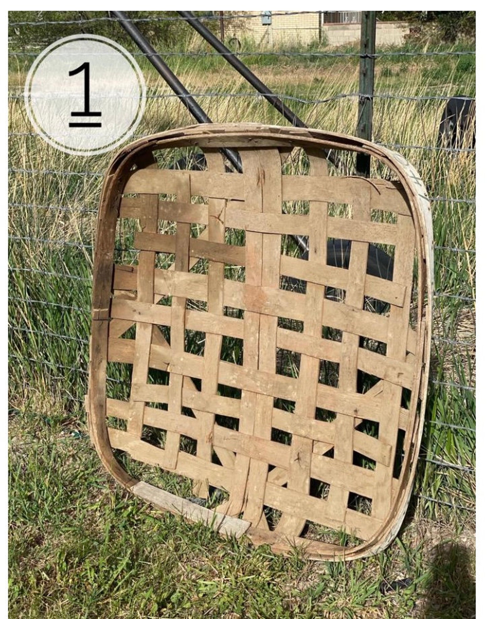 1920 vintage authentic tobacco baskets Etsy