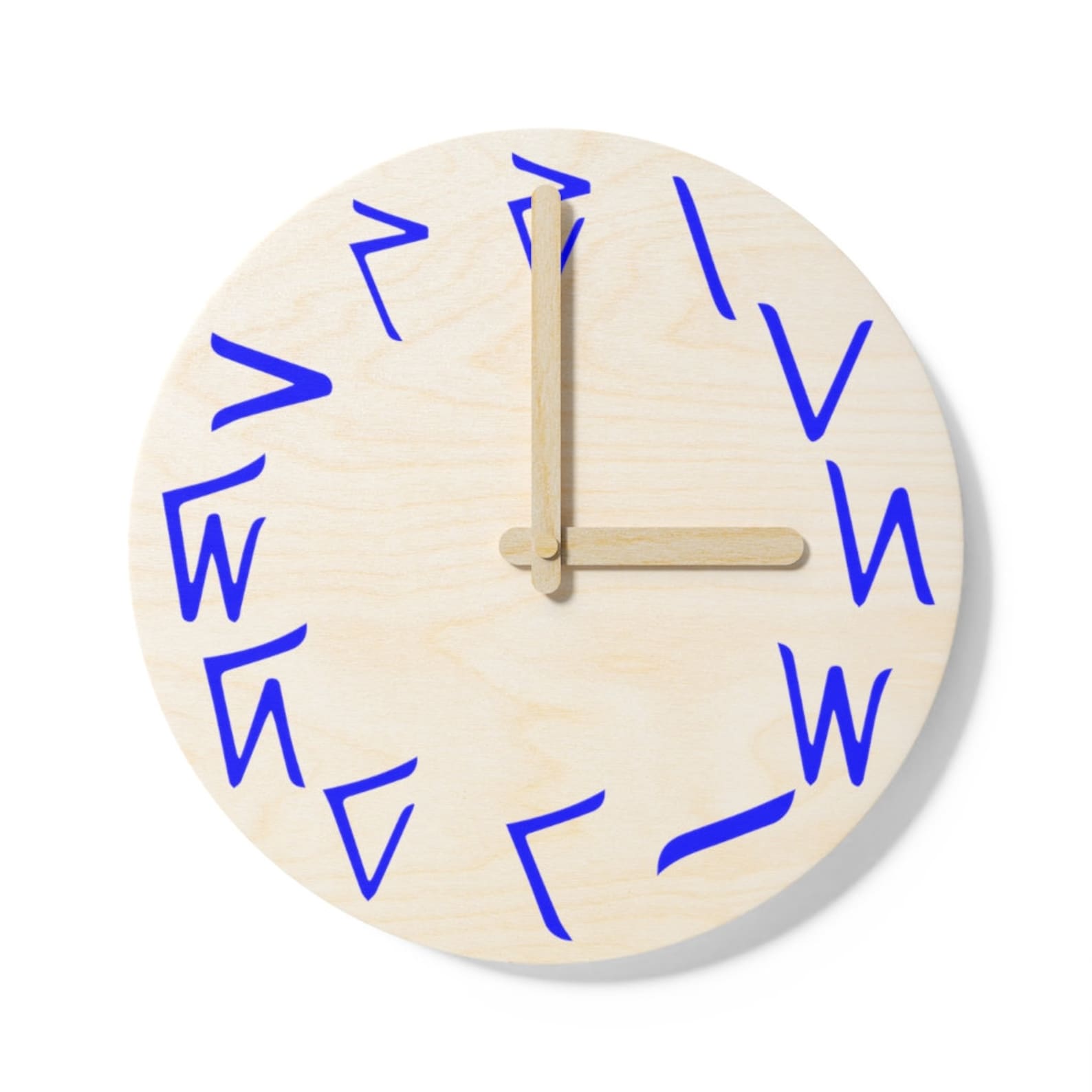 Kaktovik Iñupiaq Numerals Alaskan Native Wall Clock Natural Etsy