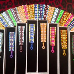 Macuahuitl Keychain Charm - Funsize Mesoamerican Recreation, In 8 Colors + Free Sticker
