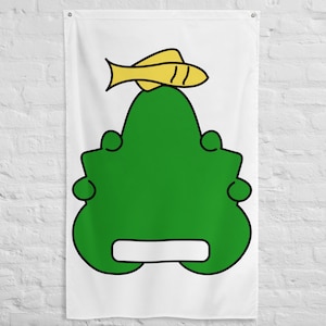 Iréchikwa, Purépecha Empire Glyph Flag, Michoacán, Place of Fish, FREE SHIPPING Worldwide
